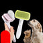 Luxury Pet Grooming Tool: Automatic Hair Brush Remover For Dogs And Cats