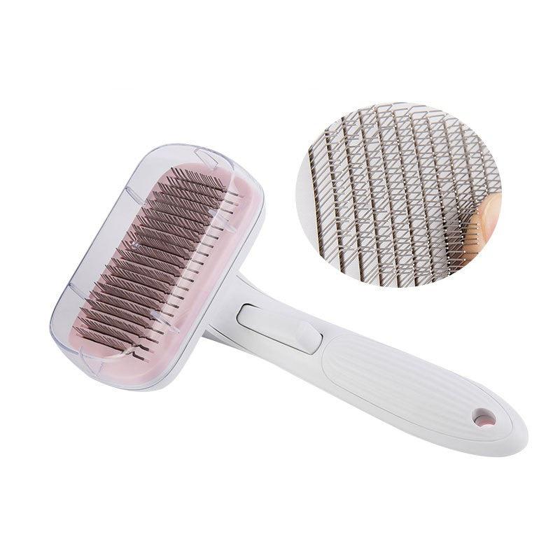 Luxury Pet Grooming Tool: Automatic Hair Brush Remover For Dogs And Cats