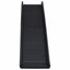 vidaXL Folding Dog Ramp Black 61.2"x15.7"x6.1"