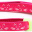 Glowing Cat Faces Breakaway Cat Collar