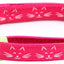 Glowing Cat Faces Breakaway Cat Collar