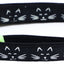 Glowing Cat Faces Breakaway Cat Collar