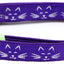 Glowing Cat Faces Breakaway Cat Collar