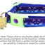 Glowing Cat Faces Breakaway Cat Collar