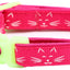 Glowing Cat Faces Breakaway Cat Collar