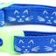Glowing Cat Faces Breakaway Cat Collar