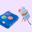 Haunted Hideaway: Interactive Ghost Mouse Plush Toy With Food-Hiding Feature